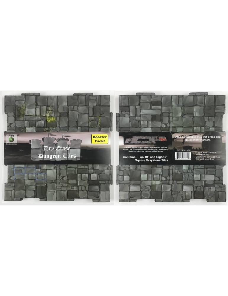 Dry-Erase Dungeon Tile Booster Pack Graystone
