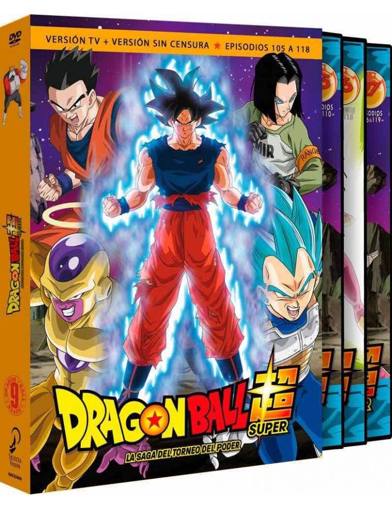 Dragon Ball Super Box 9. La Saga del Torneo del Poder (DVD)