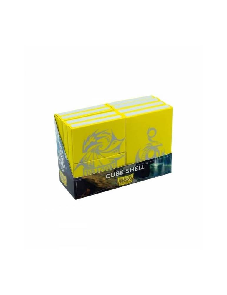 Caja de Mazo Dragon Shield Cube Shells: Yellow Display