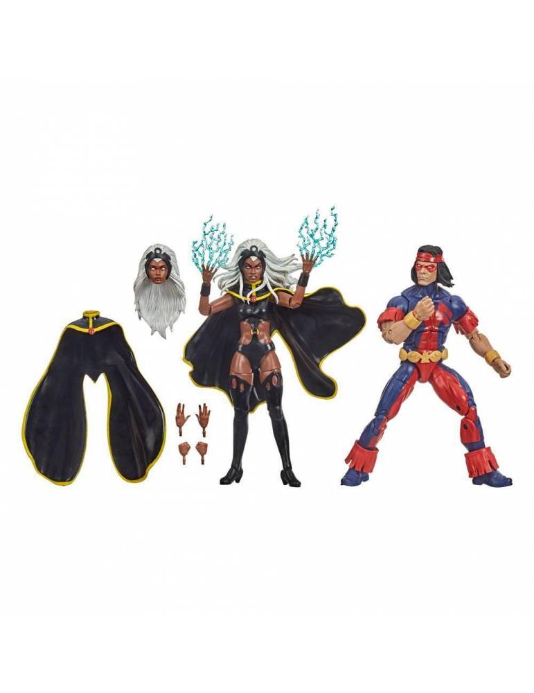 Pack de 2 Figuras Marvel Legends X-Men 20 Aniversario: Storm & Thunderbird 15 cm