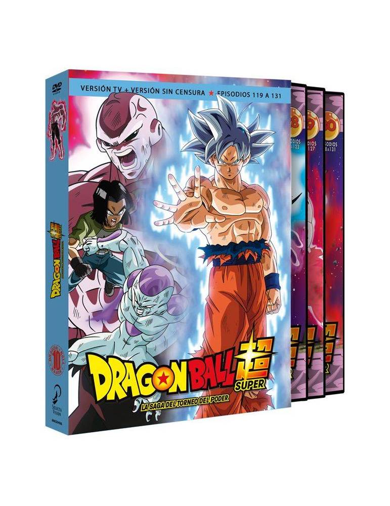 Dragon Ball Super Box 10. La Saga del Torneo de Poder (Episodios 119 a 131)  (DVD) | Dungeon Marvels