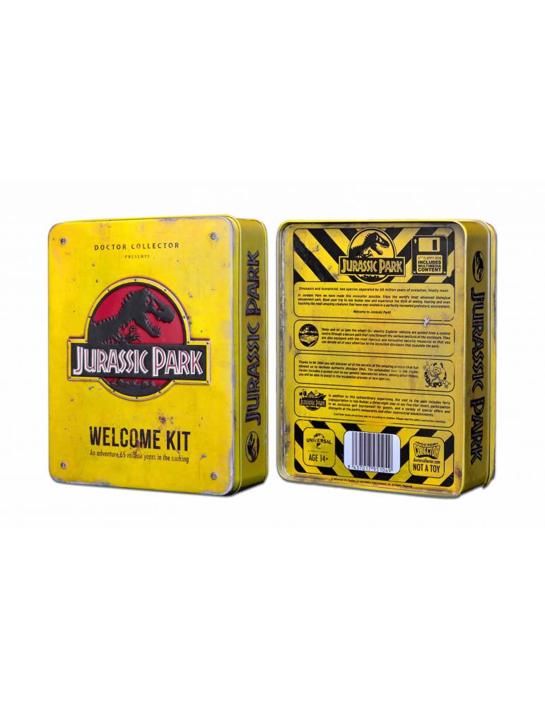 Caja Metal Welcome Kit Standard: Jurassic Park