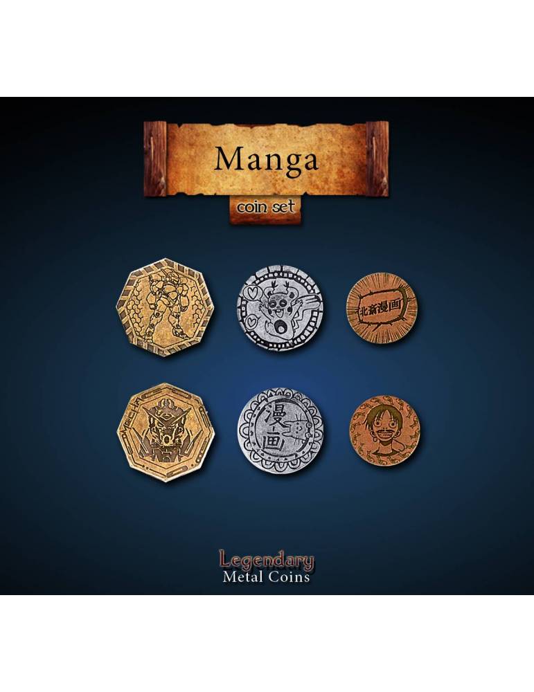 Manga Coin Set (24 Coins)