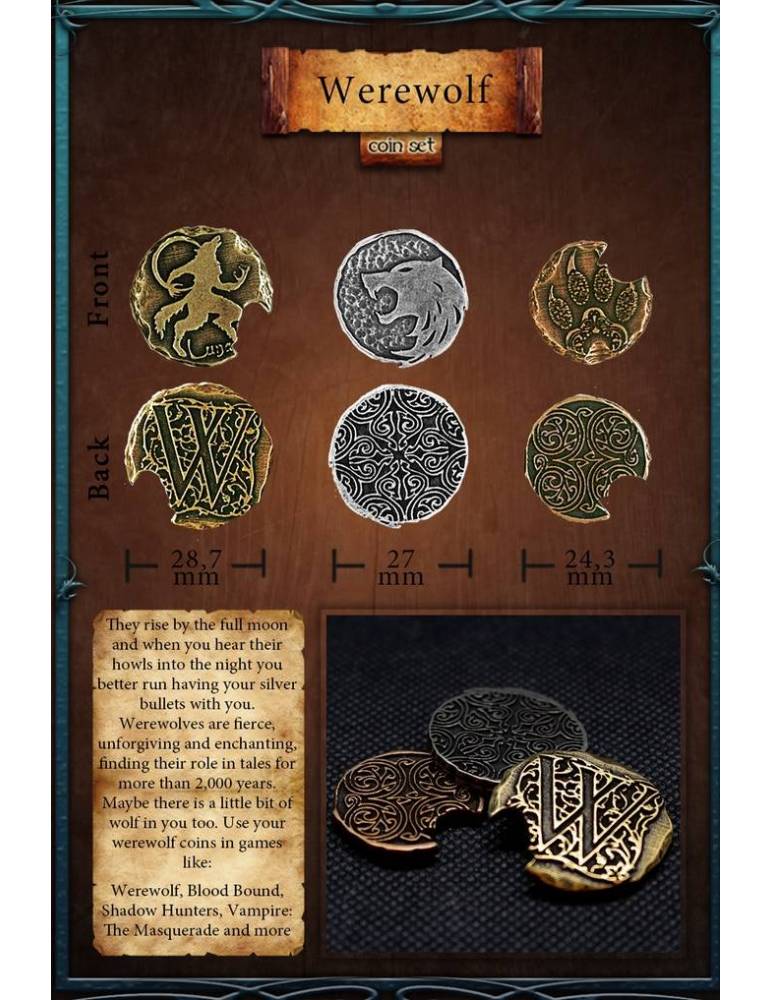Werewolf Coin Set (24 Coins)