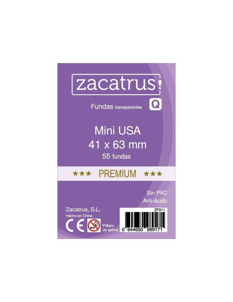 Fundas Zacatrus Mini USA Premium (41 mm X 63 mm) (55 uds)
