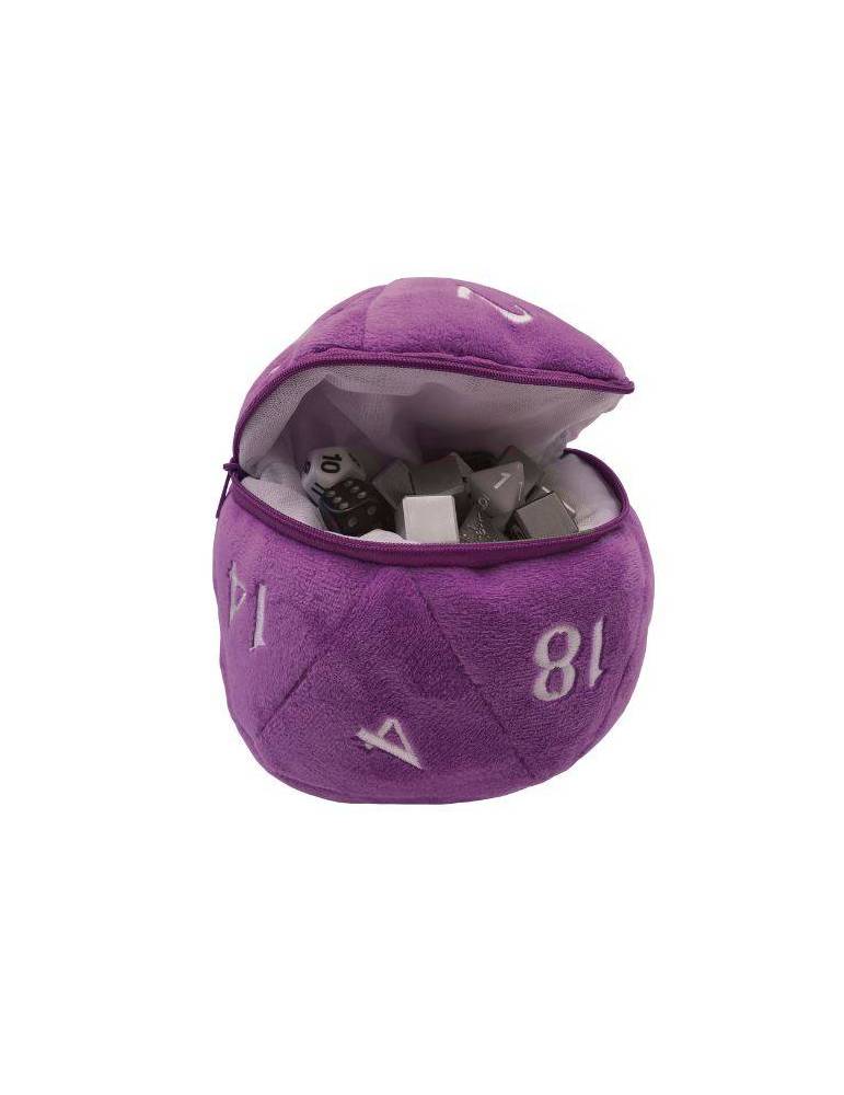 Bolsa para Dados Ultra Pro: D20 Plush Purple