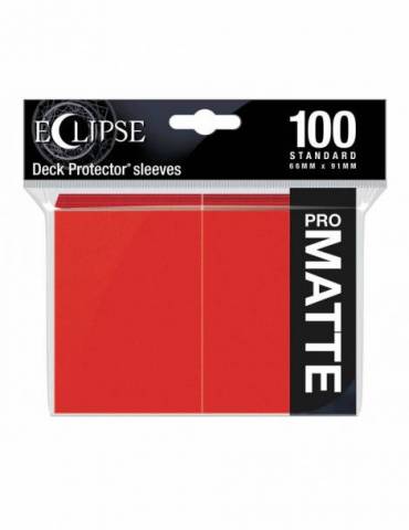 Fundas Ultra Pro Eclipse Matte Standard: Apple Red (100)