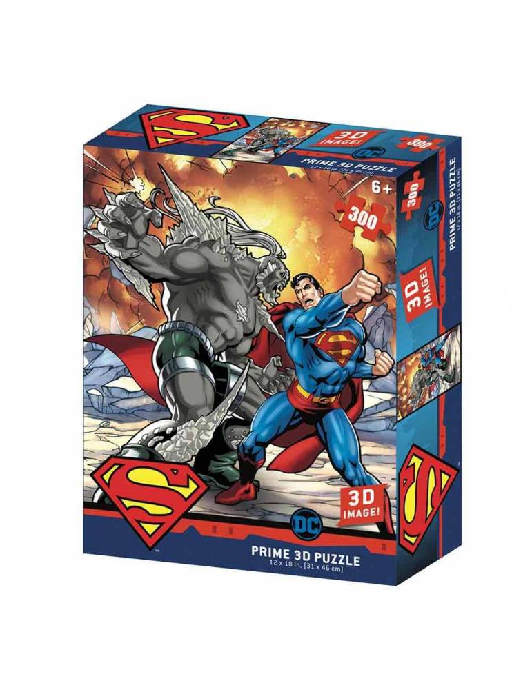 Puzle Lenticular 300 Piezas DC Comics: Superman vs Doomsday