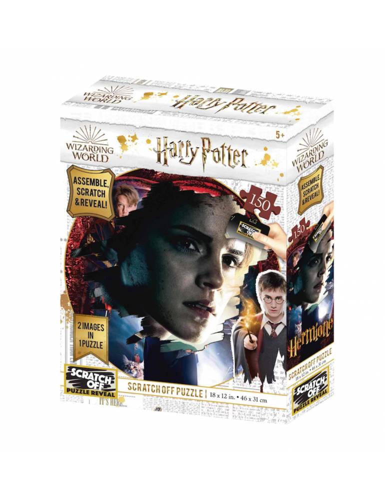 Puzle para rascar 150 Piezas (2 Imágenes en 1 Puzle) Harry Potter: Hermione