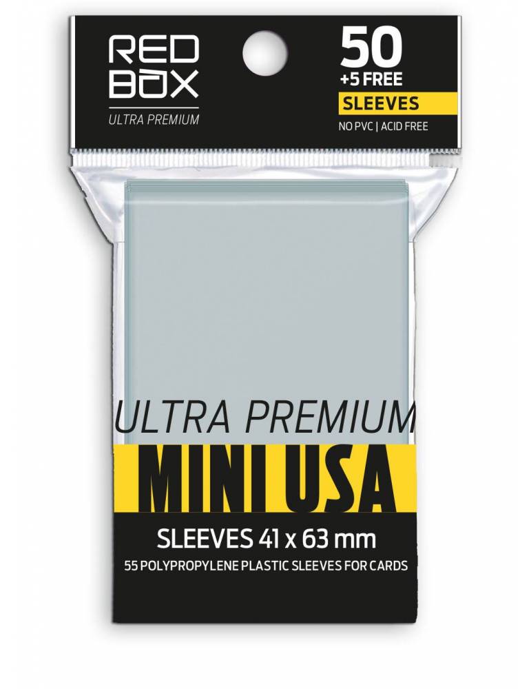 Fundas Ultra Premium Mini Usa 100 Mic (41x63 mm) (55 Uds)