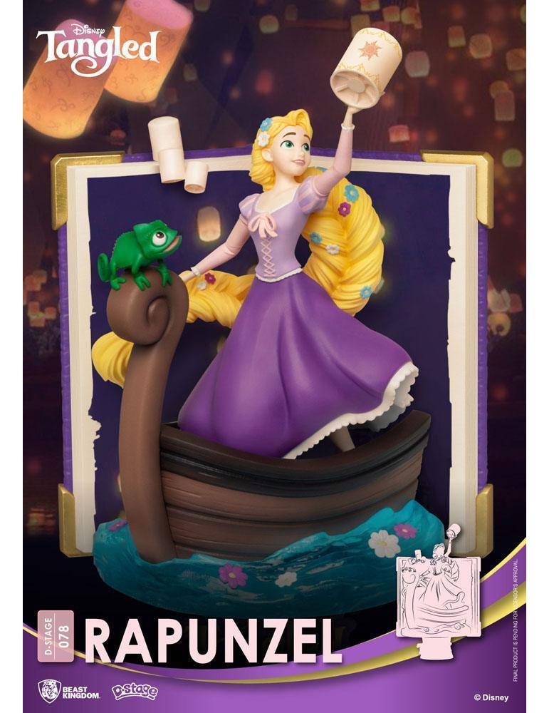 Figura Diorama Disney D-Stage Story Book Series: Rapunzel 15 cm