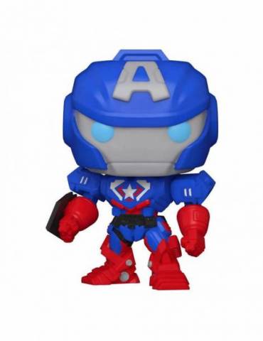 Figura POP Marvel Mech: Captain America 9 cm