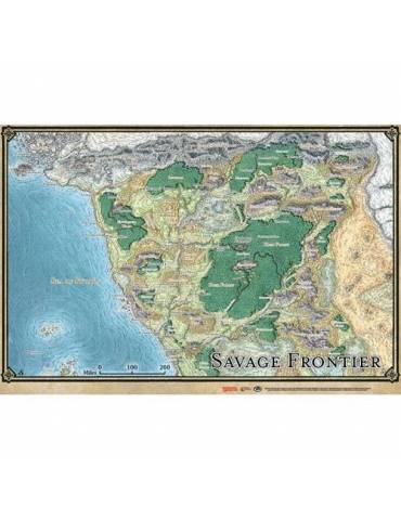 D&D 5th Savage Frontier Map