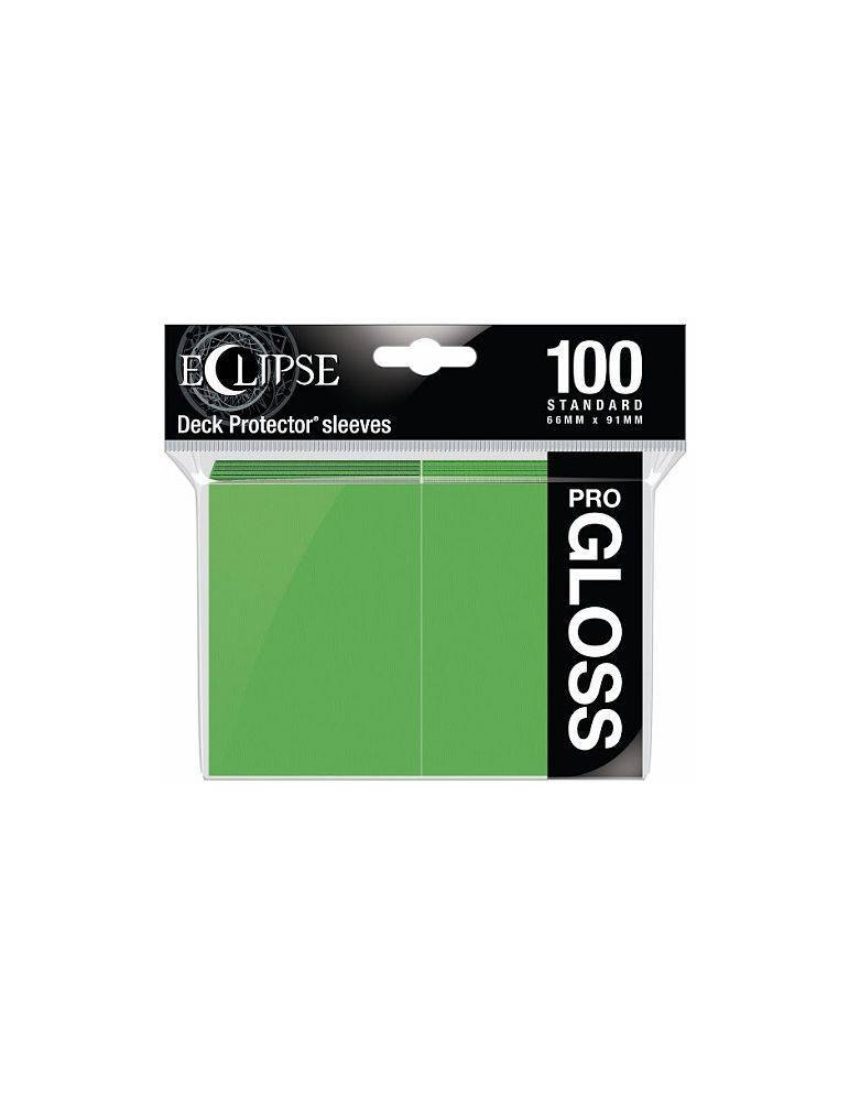 Fundas Ultra Pro Eclipse Gloss Standard Sleeves: Lime Green (100)