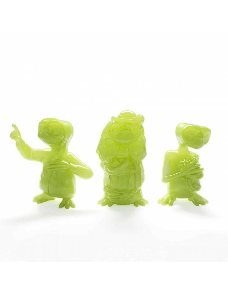 Set de 3 Figuras Mini-Figures Collectors Set: E.T. Glowing Ed.