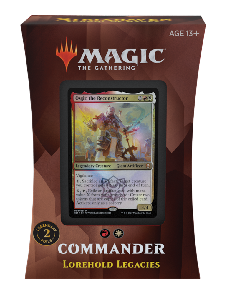 Magic the Gathering Strixhaven: School of Mages Mazos de Commander - Lorehold Legacies