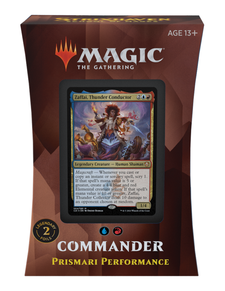 Magic the Gathering Strixhaven: School of Mages Mazos de Commander - Prismari Performance