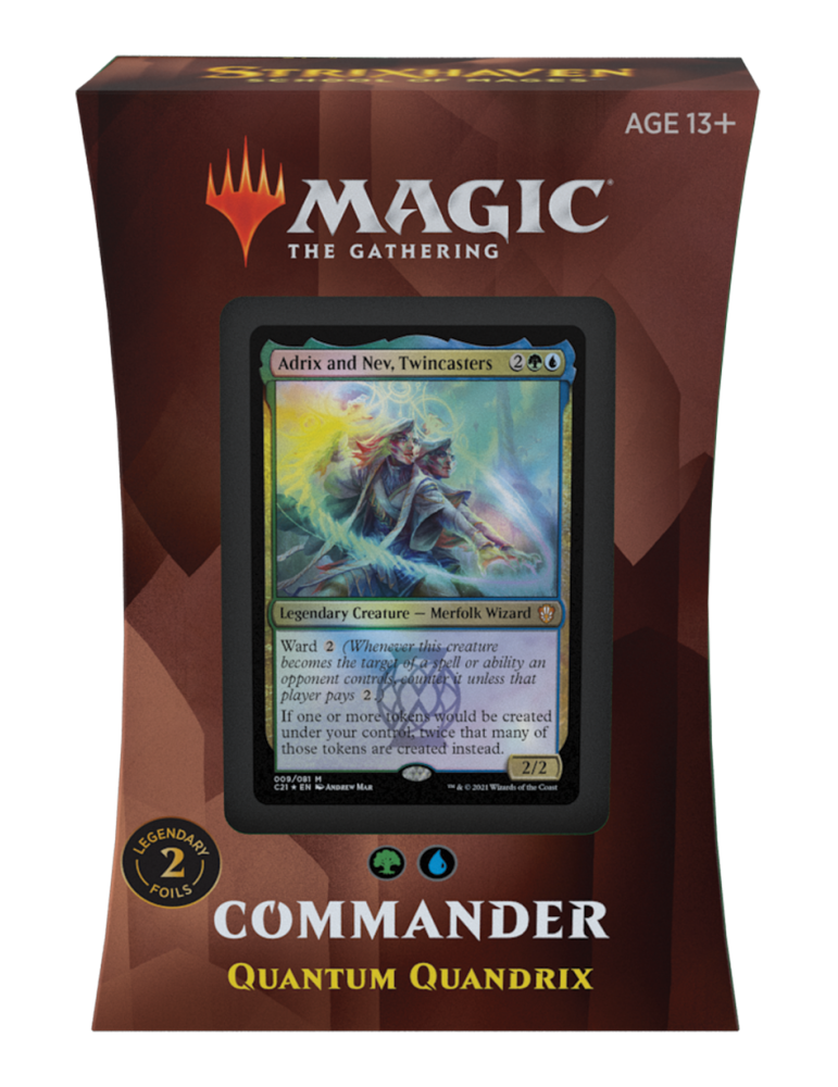 Magic the Gathering Strixhaven: School of Mages Mazos de Commander - Quantum Quandrix