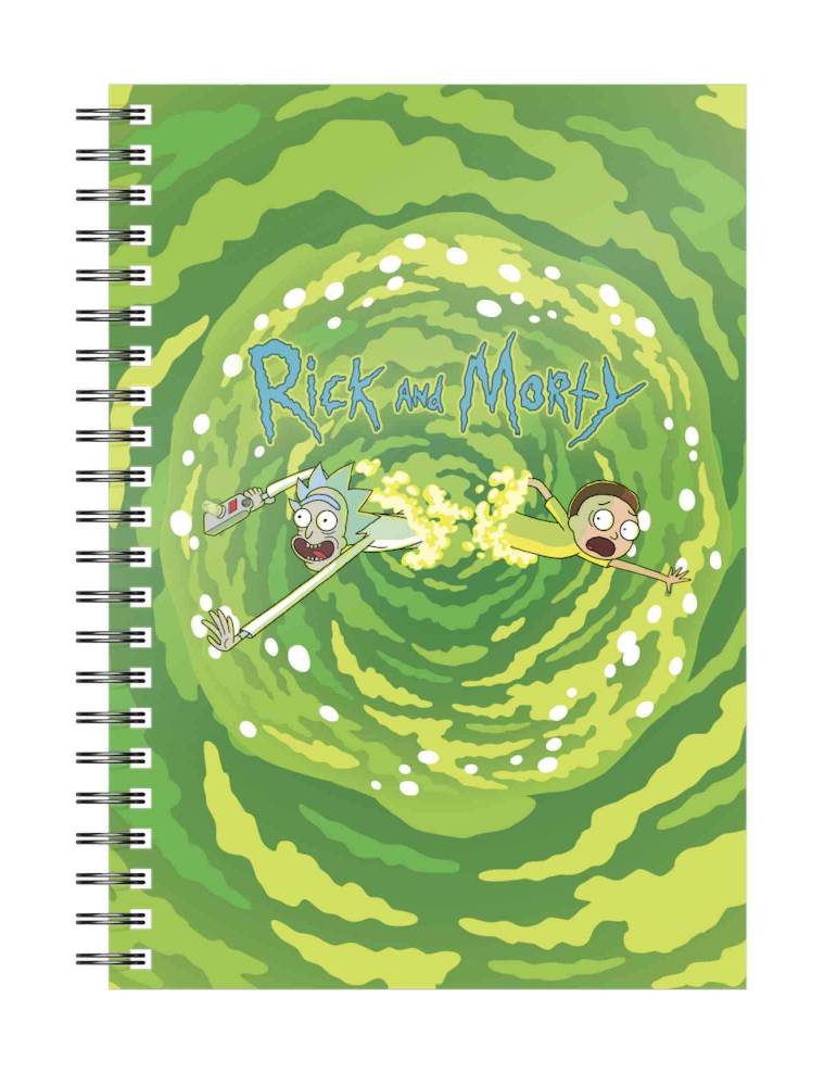 Libreta Espiral Rick y Morty: Logo Portal