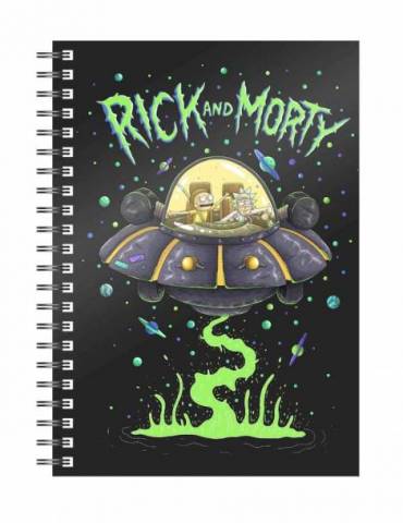 Libreta Espiral Rick y Morty: Space Ship