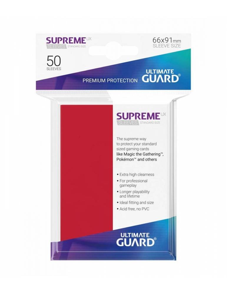 Fundas Ultimate Guard Supreme UX (50 Uds) Color Rojo