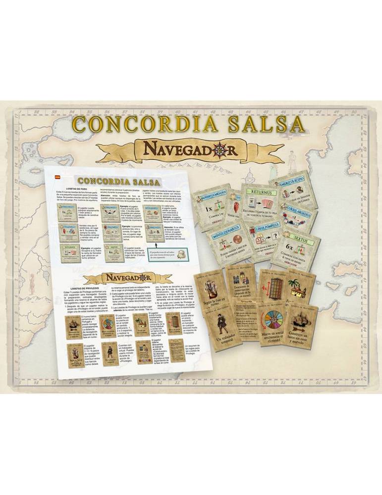 Navegador y Concordia Salsa Expansion Exclusiva