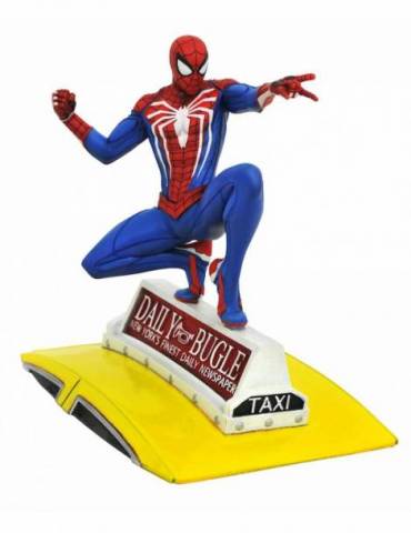 Diorama Marvel Video Game Gallery: Spider-Man en Taxi 23 cm