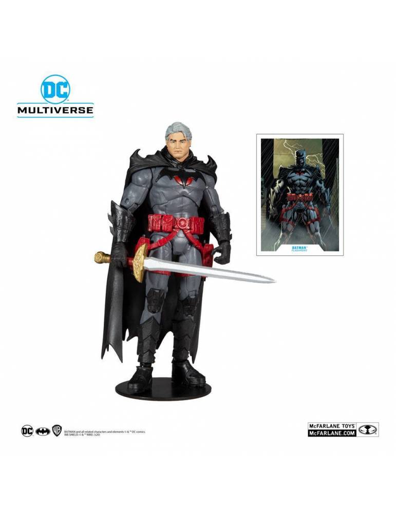 Figura DC Multiverse Thomas Wayne Flashpoint Batman (Unmasked) 18 cm