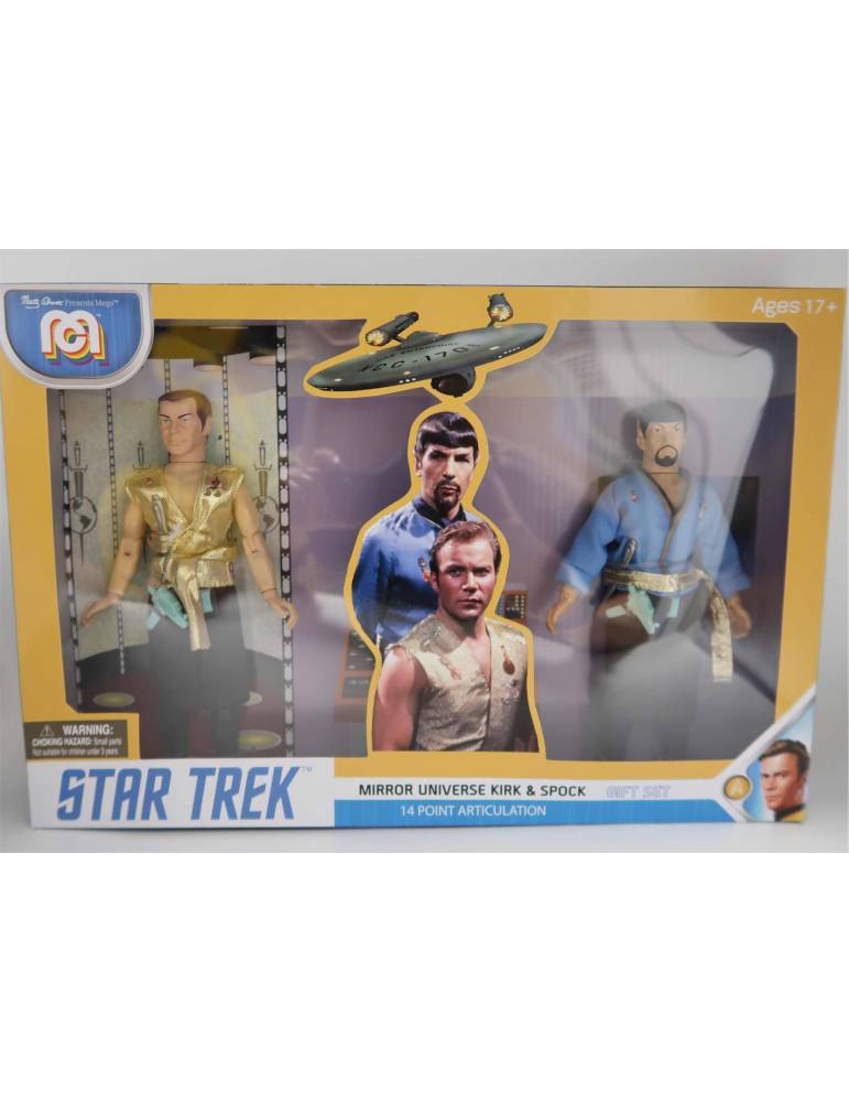 Set de 2 figuras Star Trek: Set Spock & Kirk Playset Retro 20 cm
